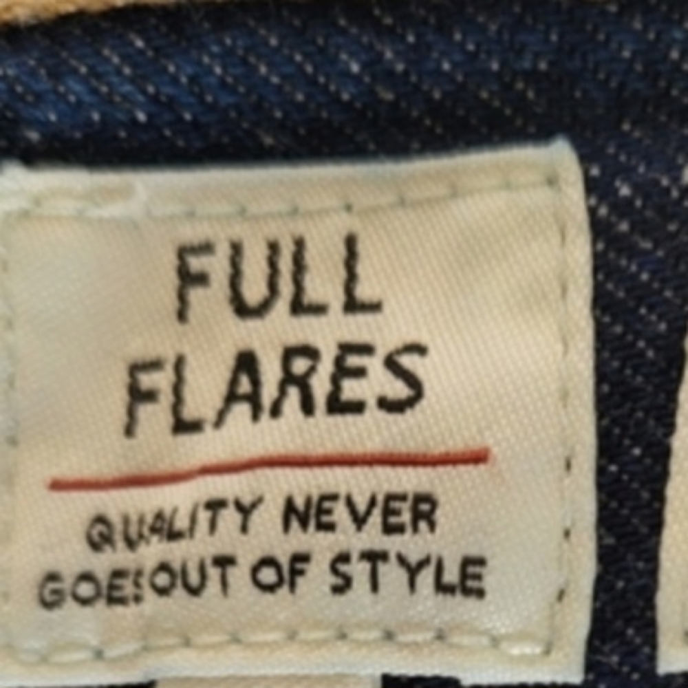 Levis Made & Crafted Womens Denim Jean 25 Full Flare High Rise Dark Blue New - Picture 5 of 11